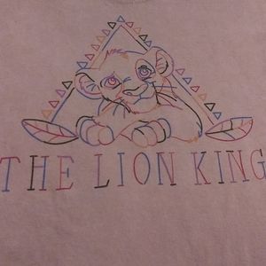 Disney lion king crop top